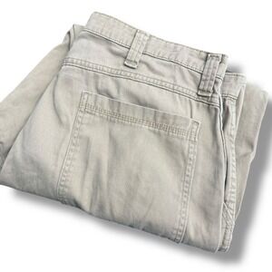 Mens Cargo Pants Khaki Beige Size 38x30 Cotton Work Utility‎ Outdoor